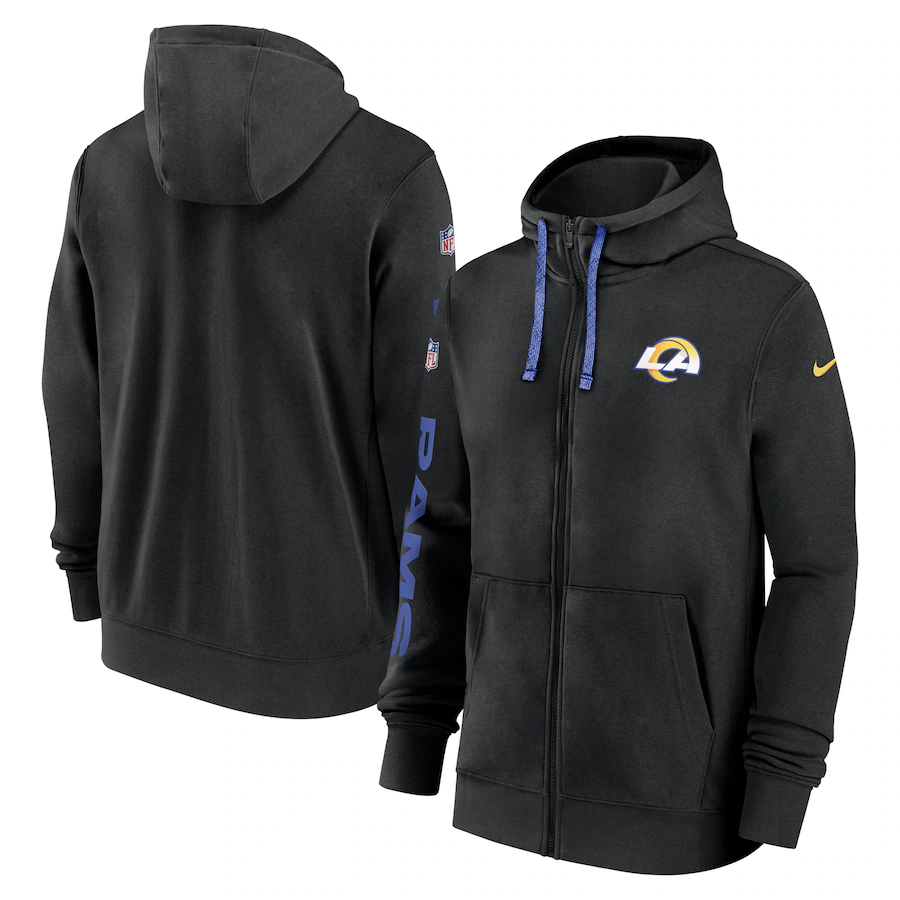 Men Los Angeles Chargers black style #4 2024 Nike NFL Hoodie